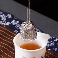 Tea Ceremony Silver Tea Drain Brass Gilt Gilt Tea Tea Filter Tea Filter Tea Filter Ball Portable Tea