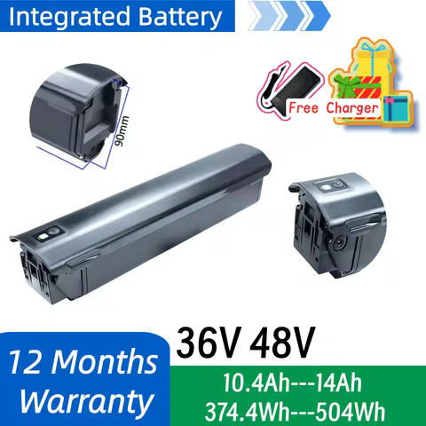 Atala E-Moticon 36V 48V 10.4Ah 12Ah 14Ah Ebike Battery for Ride Smartmotion E20 E-Joe Epik Swan Huff