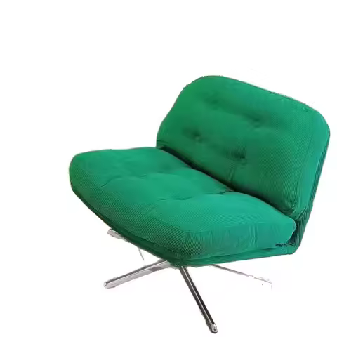 Medieval Bauhaus Single Sofa Chair Leisure Balcony Chair Green Internet Celebrity Lazy Sofa Leisure