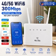 【Local Seller】4G/5G Router 300Mbps WiFi6 4G LTE Router B310 Sokong Semua Telco Hotspot Tanpa Had Mod