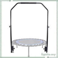 [FigatiaMY] Trampoline Handle Bar 4 Level Height Reliable Support Non Slip Grip Sturdy Adjustable Ex