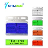 SHILIDUO New Design Side Lights Marker with Downlight 24v 1Set = 2 PCS (SD-4038)