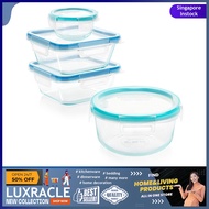 [sgstock] Snapware 1109330 Total Solution Pyrex Glass Food Storage Container Set (8-Piece)
