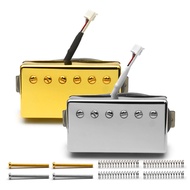 57/57+ Series Pickup Alnico II Brass Cover Pickup Cupronickel Cover and High Led Base Plate 5P-JST P