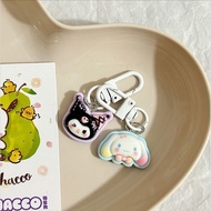 Cute Sanrio Keychain Melody Kuromi Kitty Cinnamonroll Pom Pom