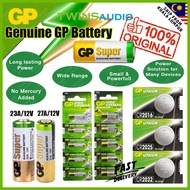 Genuine 100% ORIGINAL GP Battery 27A 23A 12V /CR2032 /CR2016 /CR2025 /CR2430 /CR2450 /CR1616 /CR1220