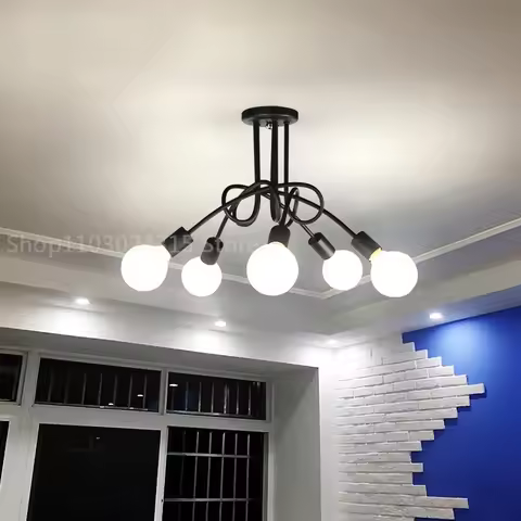 LED Ceiling Chandelier E27 Living Room Bedroom Chandelier light Restaurant Decor Chandeliers kitchen