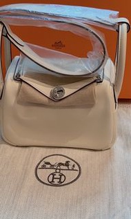 Hermes mini Lindy Nata 色內拼金色stamp B