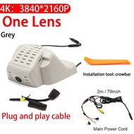 กล้องติดรถยนต์ ZJCGO 4Kกล้องหน้าและกล้องหลัง Wi-Fi กล้องติดรถยนต์จอ24ชั่วโมงสำหรับ Honda CR-V CRV RS