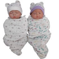 Sleeping Gon Doll 55 cm + Random Sleeping Bag - 22 inch NPK Reborn Vinyl Doll for Baby