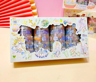 Hộp 20 Cuộn Washi Dán Trang Trí Dễ Thương
