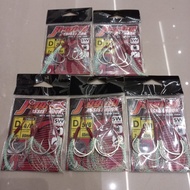 RodFord JIGGING ASSIST HOOK With Aurora Yarn Hook Fishing Line jig - Size 2/0 - 6/0