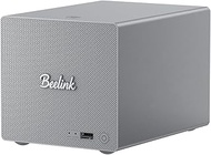 Beelink Mini PC, ME Pro 2 Hard Drive Bays NAS Intel N95 12G LPDDR5 128G M.2 PCIe 3.0 SSD, 3 x M.2 SS