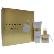 Carven LAbsolu by Carven for Women - 2 Pc Gift Set 1.66oz EDP Spray, 3.33oz Perfume Body Milk ** 限時預