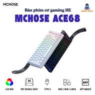 HE Mchose Ace68 Esports Mechanical Gaming Keyboard - Rapid Trigger - Layout 68% Polling Rate - With 
