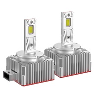 2PCS D1S D3S D8S LED ไฟหน้า HID LED 300W ไฟหน้า 30000LM หลอดไฟ Xenon รถ Turbo โคมไฟ Canbus 6000K Plu