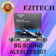 Ezitech ur78 uhf dual quality wireless microphone