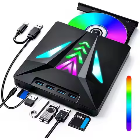 External CD Drive DVD Optical Drive Multifunction Drive For PC Laptop