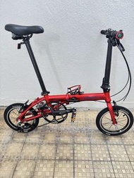Missile MK14 14吋 外三速 摺車單車 dahon K3同款