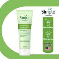 Simple Smoothing Cleansing Scrub Pencuci Muka Amino Acid/Dry Sensitive Normal Skin
