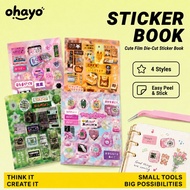 Japanese Style Sticker Book Food Cute Sticker Material Diy Journaling Tools 贴纸书