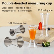 Jigger Plastic Syrup Measuring Glass Liquor Cup