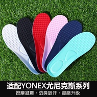 YY Yonex Insole Suitable for Yonex Badminton Shoes Men and Women Deodorant Sweat-Absorbent Massage Shock-Absorbing Elastic Sports