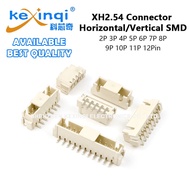 (10pcs) XH2.54 Connector SMT Horizontal Vertical SMD 2P 3P 4P 5P 6P 7P 8P 9P 10P 11P 12Pin Terminal 