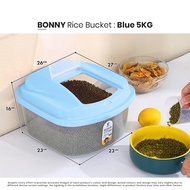 F&F: 10KG 5 KG Rice Dispenser FREE Rice Cup / Rice Storage / Tong Beras 10kg / Bekas Beras / Rice Bu