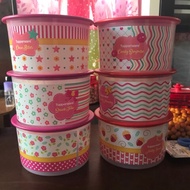 One Touch limited edition tupperware/6 pcs