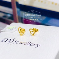 EMAS 375 SUBANG 375 GOLD EARRING S127