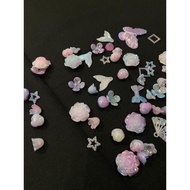 Metallic Beads Shape Mixedbirus Star Beads Flower Beads Fan Beads Leaf Beads Petal Beads Mix Beads D