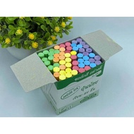 ชอล์กสี ROBIN ชอล์คสี อย่างดี ลดฝุ่นได้ 30% (6สี) Colour Chalk #999 (จำนวน 1 กล่อง)