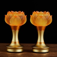 Buddha Hall Lighting Lamp Rechargeable Buddha Lamp Guanyin Lotus Lamp Lotus Lamp Changming Lamp for 