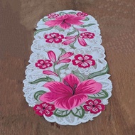 Table Runner Taplak Meja Oval Sofa Ruang Tamu