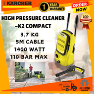 KARCHER HIGH PRESSURE CLEANER -K2 COMPACT -360L/H MAX / 110 BAR MAX / 1400W - 1.673-500.0