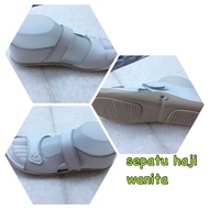 Sandal Umroh Premium sepatu sandal wanita putih / sandal perlengkapan haji umroh - 36