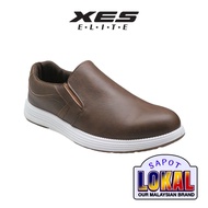 XES Elite Men MCEL103 Casual Formal Slip On Shoes ( Dark Brown / Navy )