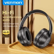 Vention SoundMate S11 Wireless On Ear Headphone Bluetooth 5.3 40mm Driver Portable Headset with 3.5m