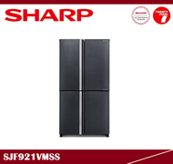 [ Delivered by Seller ] SHARP Gross 750L 4 Door Avance Refrigerator / Fridge / Peti Sejuk SJF921VMSS