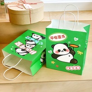 widefiling Cartoon Panda Gift Bag Student Cute High-Looking Paper Bag Children's Day Inspirational Handbag Gift Packaging Bag Nice