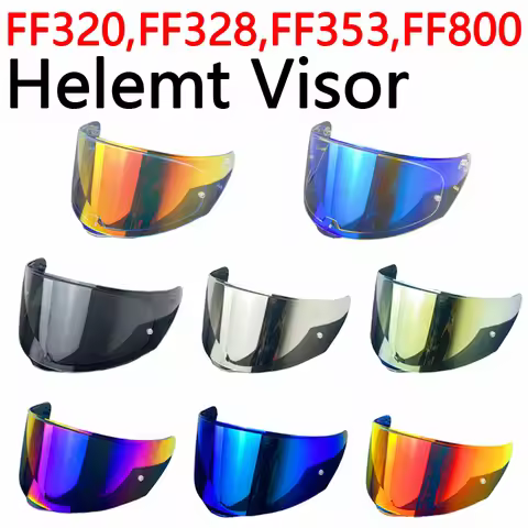 Visors for FF320 Stream FF353 Rapid FF328 FF800 Motorcycle Helmet Replace Extra Lens Black Iridium S