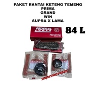 CAM CHAIN PACKAGE 84L PRIMA GRAND WIN SUPRA X OLD FEDERAL PARTS BRAND HIGH QUALITY SUPER