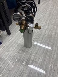 CO2 電磁閥 鋼瓶 雙錶