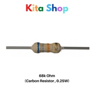Resistor 68k ohm (Carbon - 0.25W)