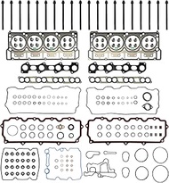 6.0 Head Gasket Set with Head Bolt Kit (18mm) Fit For Ford F250 F350 F450 F-550 2003-2010 6.0L 8C3Z6