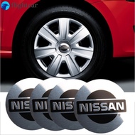 （FT）4Pcs For Nissan NV350 Xtrail Almera Terra Serana Sylphy Big-M Tiida Teana Frontier Sentra 56mm Car Tire Accessories Hub Decoration Sticker Wheel Hubcaps Emblem Decals