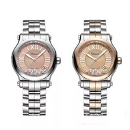 [Top Quality] Colorful Diamonds Happy 7 Diamonds Ladies Watch Pink Ladies Watch Diamond Goddess Full
