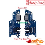 Compatible Realme C51 / C53 / C55 Charging Board USB Port Pin Mic Handfree Jack For Replacement
