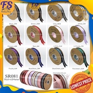 Ribbon Satin/Riben Gift Box/Riben Murah/Ribbon Love You/Riben Cantik/Ribbon Bouquet/Riben Hantaran/S